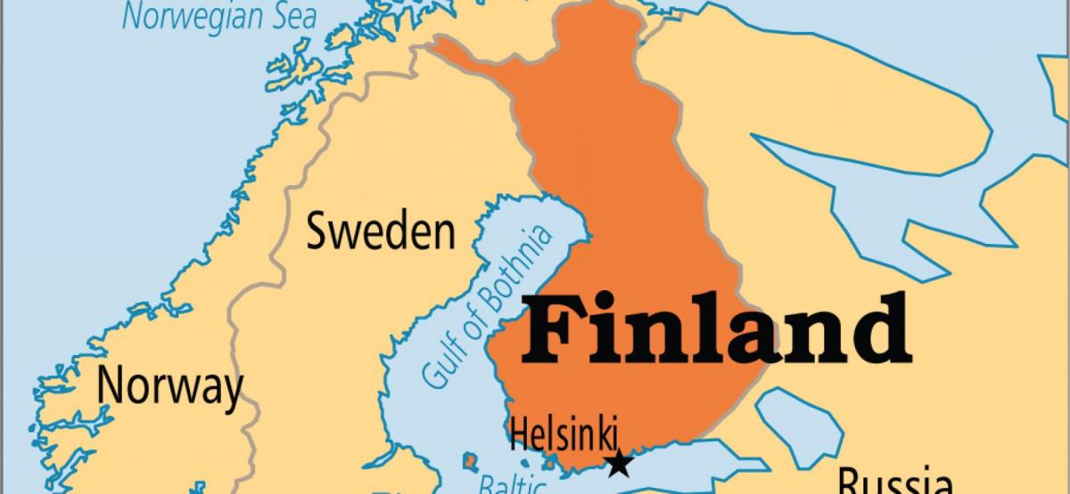 Map of helsinki Finland