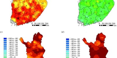 Map of Finland climate