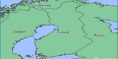 Map of turku Finland